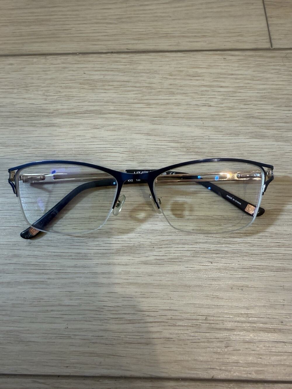 Liz Claiborne L661 Blue 54-17-135 Eyeglasses Frames Only